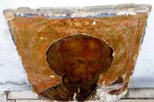 Икона  Николай Чудотворец Отвратный. Ветка