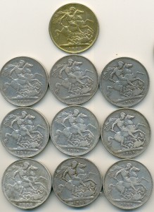 10 КРОН ____ 2 вида ____ Великобритания