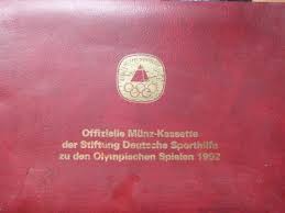 Münzkassette Stiftung Deutsche Sporthilfe Olympische Spiele