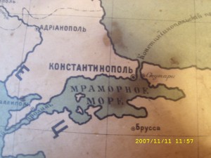 Карта "ЕВРОПЕЙСКОЙ РОССІИ" дореволюционная.