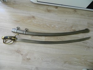 Сабля кавалерийская солдатская обр. 1827 года, златоуст 1877
