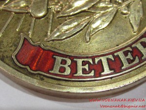 Медаль "Ветеран Труда", необычная, с эмалями