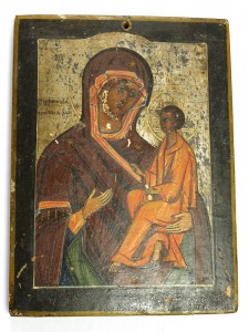 Икона - " Тихвинской Пресвятой Богородицы ", XIXв.
