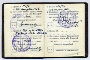 Комплект летных знаков Штурмана-Испытателя