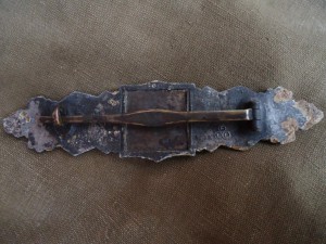 Шпанга за ближний бой в серебре копаная