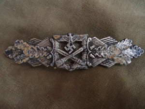 Шпанга за ближний бой в серебре копаная