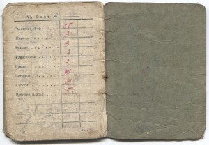 Краснофлотская книжка и Сталинград моториста бронекатера.