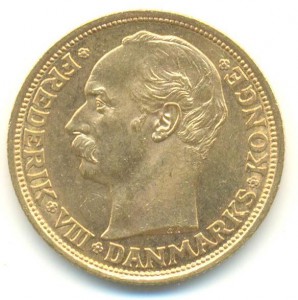 20 крон Дания 1912 г.