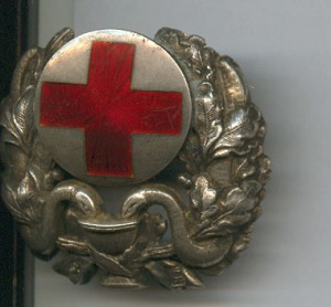 Знак врача отряда Красного Креста серебро