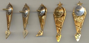 Парашютисты, 5 шт. разные.