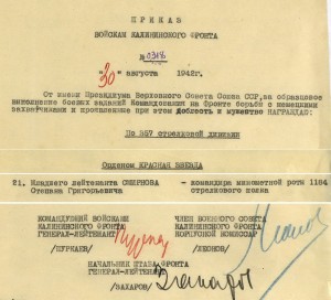 КЗ №188494, 1184 стр.полк погибший под Ржевом (355сд)