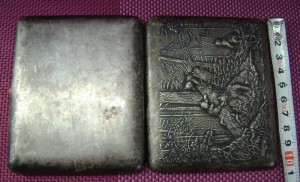 Портсигар Утро в лесу