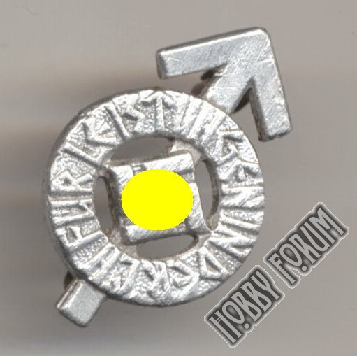 Миниатюры Знак достижений Гитлерюгенд в серебре