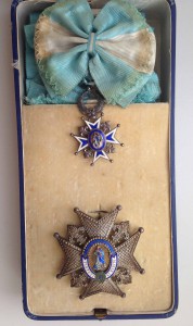 Орден Карлоса III в коробке ( Полный комплект ). Испания