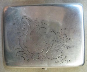 Портсигар - серебро - 84 проба