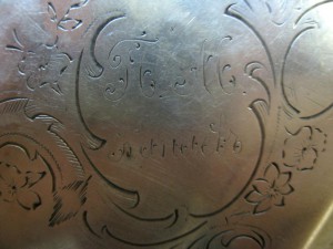 Портсигар - серебро - 84 проба