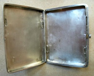 Портсигар - серебро - 84 проба