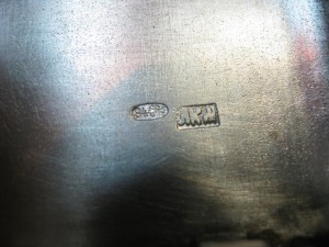 Портсигар - серебро - 84 проба