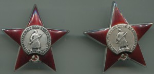 Комплект с двумя медалями на квадро-колодках