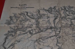 ПЛАНЪ БОЁВЪ июнь 1866г  карта ИЛЬИНа