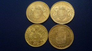 120 золотых монет европы.