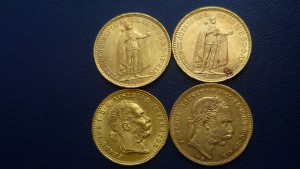 120 золотых монет европы.