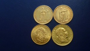 120 золотых монет европы.