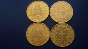 120 золотых монет европы.