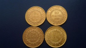 120 золотых монет европы.