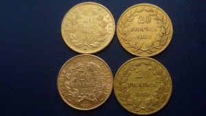 120 золотых монет европы.