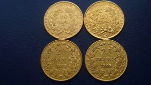 120 золотых монет европы.