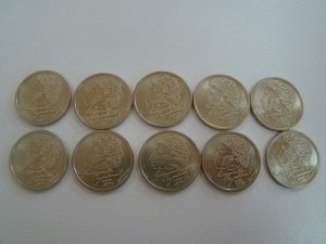 1 руб пушкин 10 шт