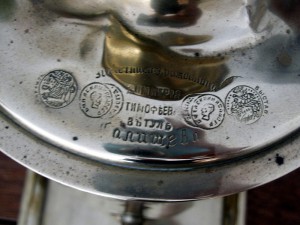 Самовар Салищева с медалями + поднос и капельник