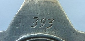 "Слава" 2 ст. № 393,дубль штихелем по зачищенному!