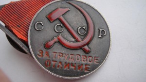 Трудовое отличие- треуголка.