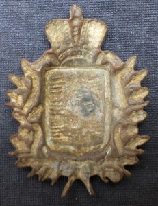 Кокарда полиции Минской губернии от  1878 г.