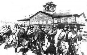 КЗ №666136. Подвиг разведчиков в бою с белофинами.