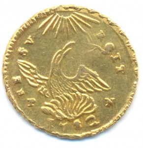 Сицилия 1 oncia 1752 года, золото.