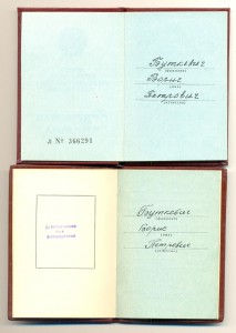 Трудовые славы 2 и 3ст. на одного, на доках "2" (6107)