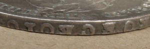 1 РУБЛЬ 1725 (ОК в обрезе)