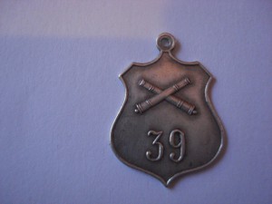 Жетон РИА,серебро,39 арт.бригада.