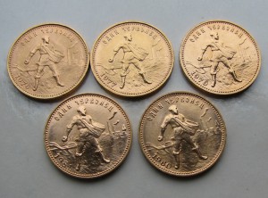 Сеятели, 5шт, разные года.