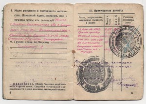 ЗПНГ, Япония. даурский погранотряд. Красноармейская книжка.