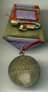За трудовое отличие