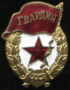 Гвардия военная, в позолоте