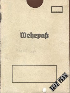 Военный билет Комотау (Хомутов), Имперская область Судеты