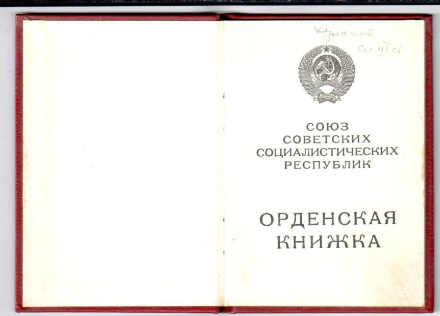 Слава 3 ст. № 802929 ( ВРУЧЕНИЕ 1985 ГОД)