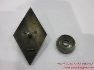 ВА имени Фрунзе, герб на "усах".