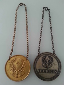 Две медали Международной охотничей выставки в Берлине 1937 г