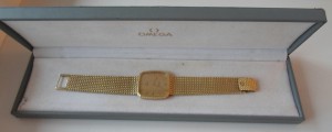 Omega de ville vintage. Золото.